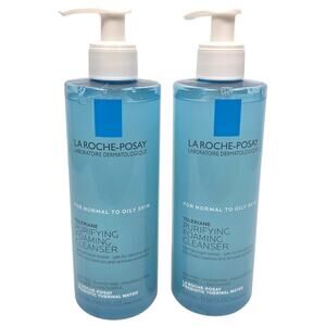 La Roche Posay Toleriane Purifying Foaming Cleanser Lot of 2 Brand New 13.52 OZ